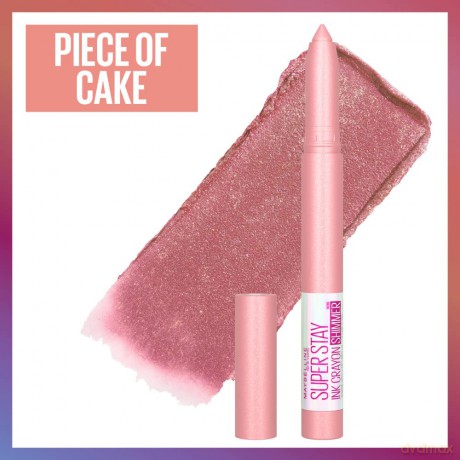 Maybelline Long-lasting lipstick in pencil SuperStay Birthday Edition (Ink Crayon) 1.5 g - Shade: 185 Piece of a Cake