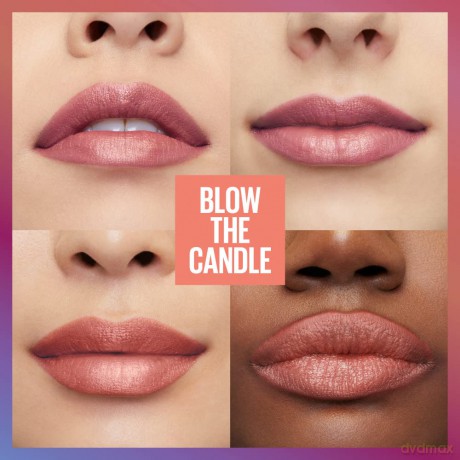 Maybelline Long-lasting lipstick in pencil SuperStay Birthday Edition (Ink Crayon) 1.5 g - Shade: 190 Blow the Candle