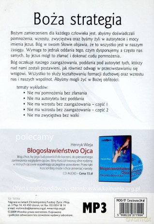 Boża Strategia [AUDIOBOOK] [CD-MP3]