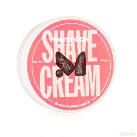 Men Rock London Krém na holení Black Pomegranate (Shave Cream) 100 g