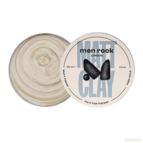 Men Rock London Men Rock Matt Clay - High Hold, Matt Finish - Volume: 90 ml