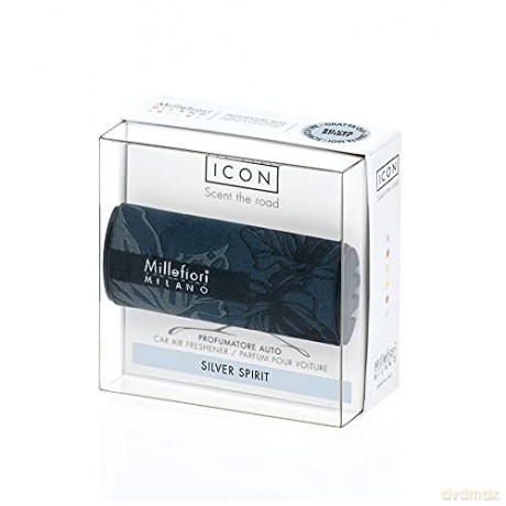 Millefiori Milano Car Fragrance Icon Textile Floral Silver Shine