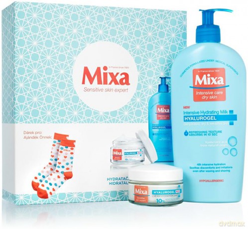 Mixa Hyalurogel moisturizing body and skin care gift set