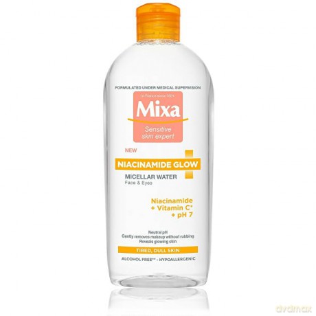 Mixa Micellar Water Niacinamide Glow (Micellar Water) 400 ml
