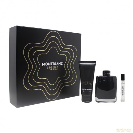 Montblanc Legend - woda perfumowana 100 ml + sprchový gel 100 ml + woda perfumowana 7,5 ml