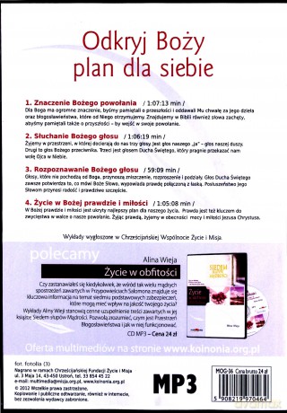 Odkryj Boży plan dla siebie [AUDIOBOOK] [CD-MP3]