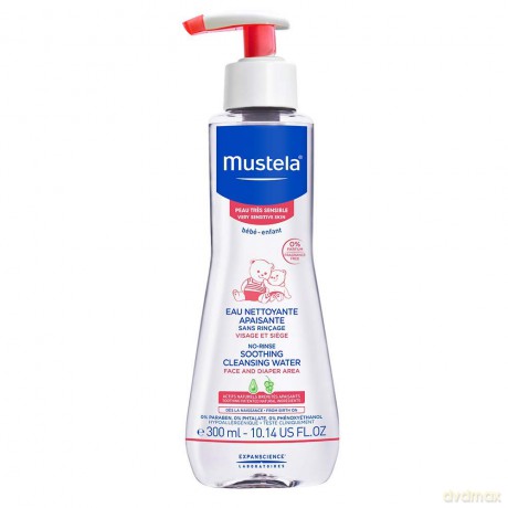 Mustela Łagodząca woda oczyszczająca do skóry bardzo wrażliwej, 300 ml