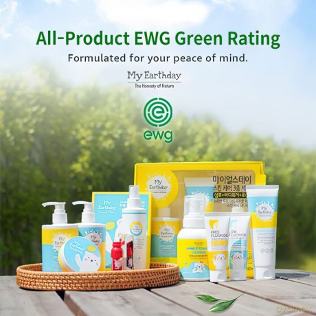 My Earthday Gift set of body care for children