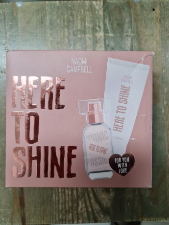 Naomi Campbell Here To Shine - woda toaletowa 15 ml + body lotion 50 ml