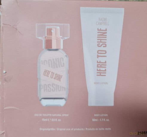 Naomi Campbell Here To Shine - woda toaletowa 15 ml + body lotion 50 ml