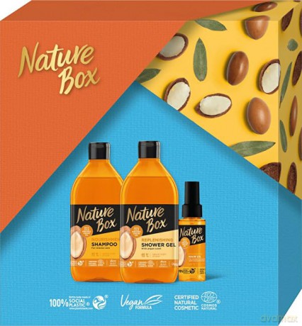 Nature Box Argan Oil natural care gift set