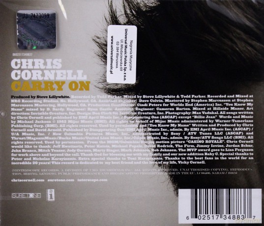 Chris Cornell: Carry On [CD]