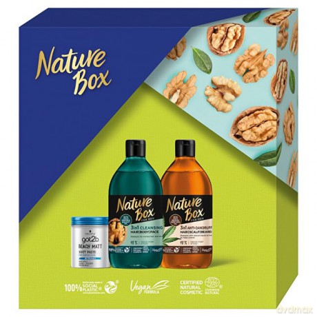 Nature Box Gift set Men Hemp + Walnut + Got2B Beach Matt