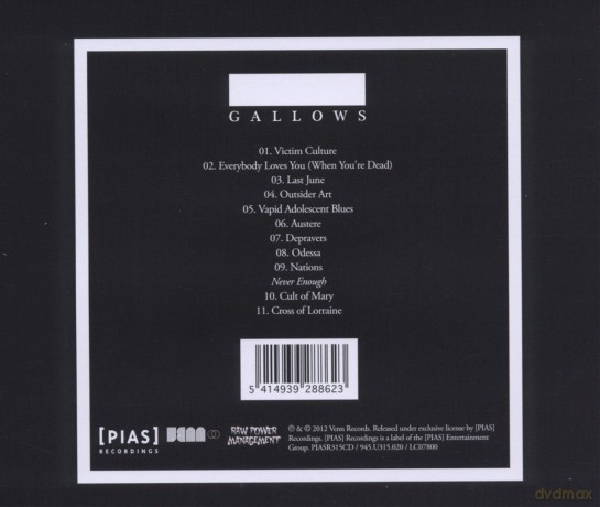 Gallows: Gallows [CD]
