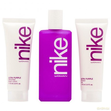 Nike Ultra Purple Woman - woda toaletowa 100 ml + shower gel 75 ml + body lotion 75 ml