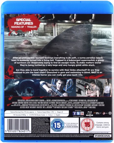 Bait 3D (W szczękach rekina 3D) [Blu-Ray]