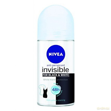 Nivea Ball antiperspirant Invisible For Black & White Pure 50 ml