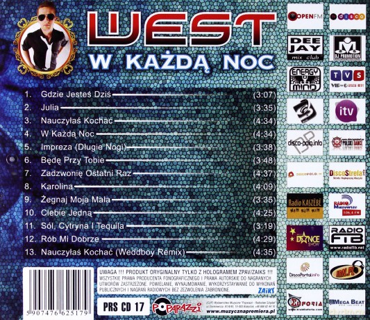 West: W Każdą Noc [CD]