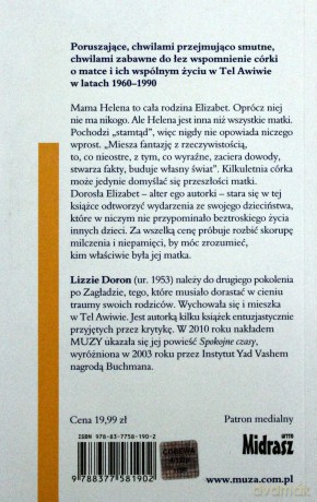 Dlaczego nie przyjechałaś przed wojną? - Lizzie Doron [KSIĄŻKA]