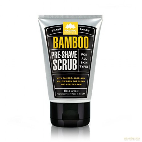 Pacific Shaving Men´s bamboo peeling before shaving Bamboo (Pre-Shave Scrub) 100 ml
