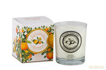 Panier des Sens Decorative scented candle in glass Extra-gentle Provence (Scented Candle) 180 g
