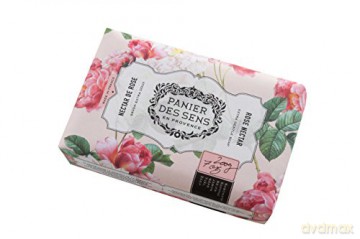 Panier des Sens Extra gentle natural soap with shea butter Rose Nectar (Extra-Soft Vegetable Soap) 200 g