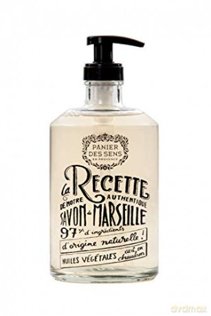 Panier des Sens Liquid soap in glass Soothing Provence (Glass Bottle Marseille Soap) 500 ml