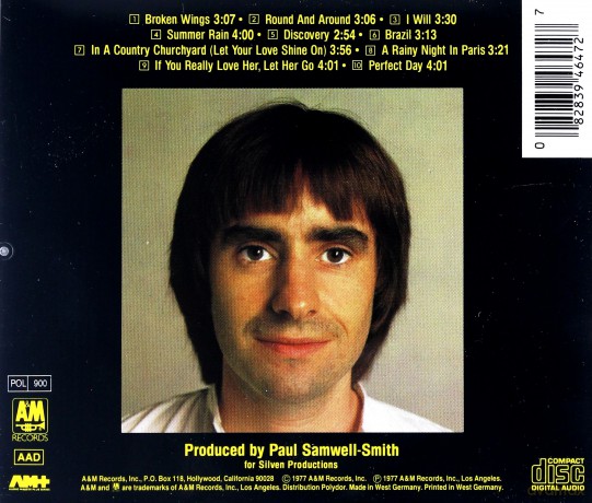 Chris De Burgh: At The End Of A Perfect Day [CD]