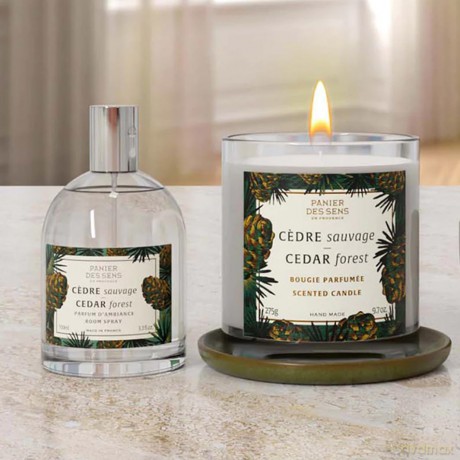 Panier des Sens Scented candle Home Cedar Forest (Scented Candle) 275 g