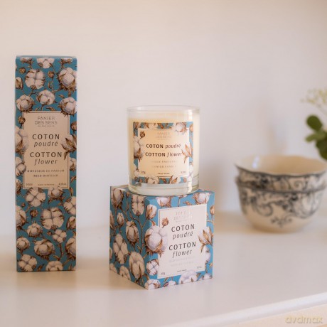 Panier des Sens Scented candle Home Cotton Flower (Scented Candle) 275 g