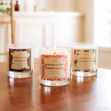 Panier des Sens Scented candle Home Cotton Flower (Scented Candle) 275 g