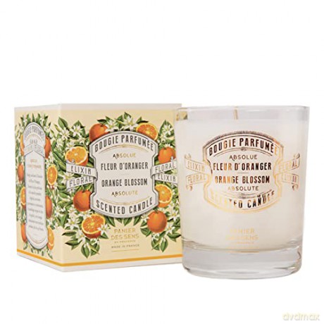 Panier des Sens Scented candle in glass Orange Blossom (Scented Candle) 180 g