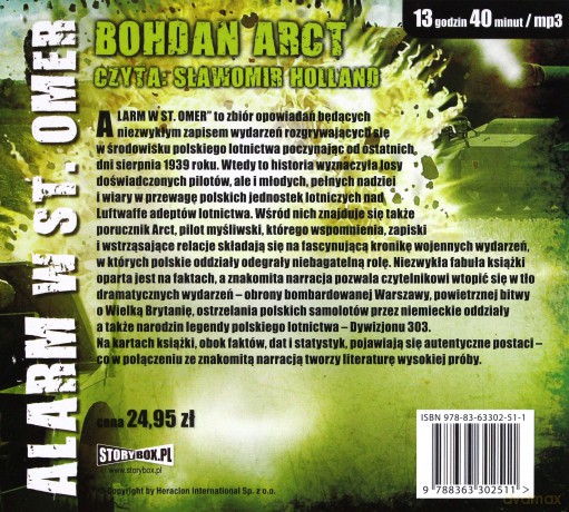 Alarm w St. omer - Arct Bohdan (digipack) [AUDIOBOOK] [CD-MP3]