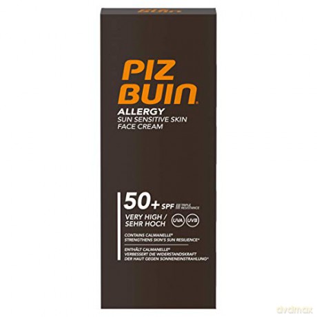 Piz Buin Sunscreen for Face SPF 50+ (Allergy Face Cream) 50 ml