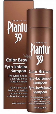 Plantur Phyto-caffeine shampoo Color Brown for brown hair - Volume: 250 ml