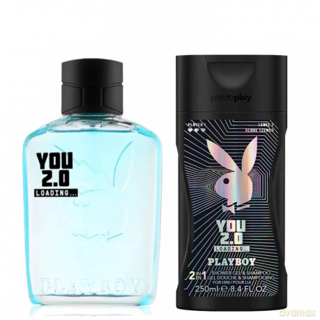 Playboy You 2.0 Loading For Him - woda toaletowa 60 ml + shower gel 250 ml