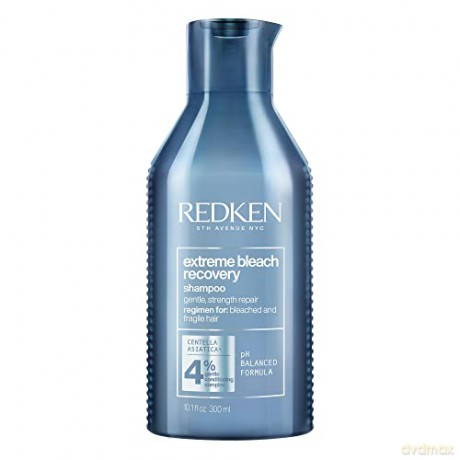 Redken Extreme Bleach Recovery Shampoo for Lightened, Fine and Brittle Hair (Shampoo) - Volume: 300 ml