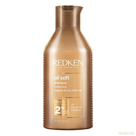 Redken Soothing shampoo for dry and brittle hair All Soft (Shampoo) - Volume: 300 ml - new packaging