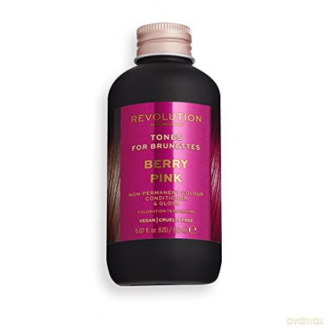 Revolution Haircare Hair color for brunettes Tones For Brunettes 150 ml - Shade: Berry Pink