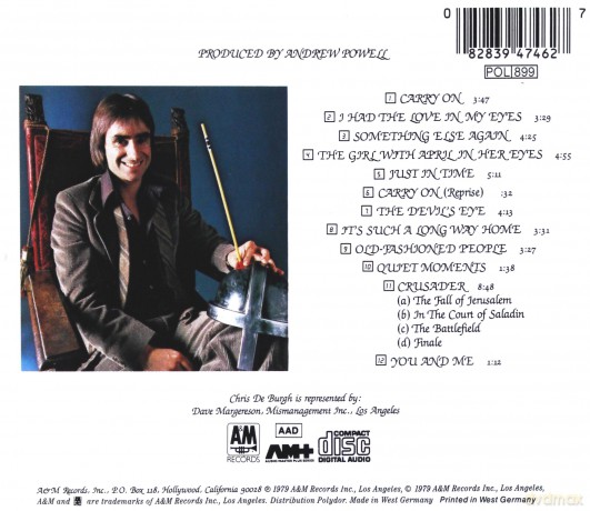 Chris De Burgh: Crusader [CD]