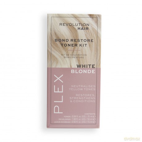 Revolution Haircare Plex hair color (Bond Restore Toner Kit) 90 ml - Shade: White