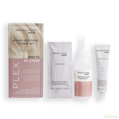 Revolution Haircare Plex hair color (Bond Restore Toner Kit) 90 ml - Shade: White