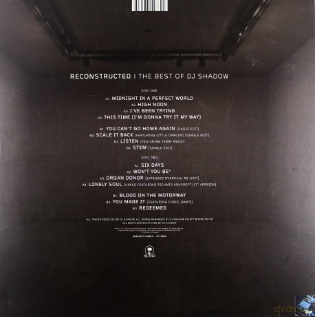 Dj Shadow Reconstructed: The Best Of Dj Shadow [2xWINYL]