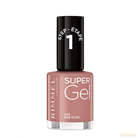 Rimmel Gel nail polish Super Gel 12 ml - Shade: 033 R&B Rose