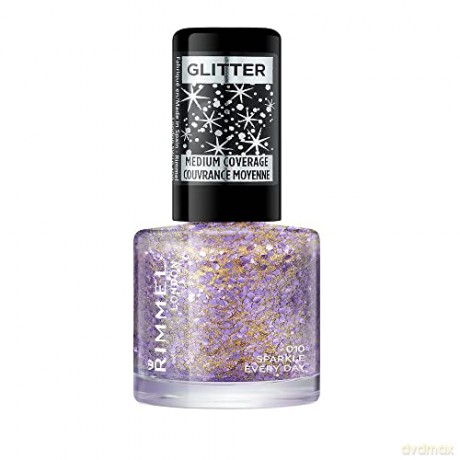 Rimmel Glitter nail polish Glitter Bomb 8 ml - Shade: 010 Sparkle Every Day