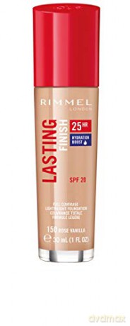 Rimmel Moisturizing makeup SPF 20 Lasting Finish 25H 30 ml - Shade: 150 Rose Vanilla