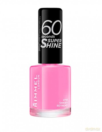 Rimmel Nail Polish 60 Seconds Super Shine 8 ml - Shade: 270 Sweet Retreat