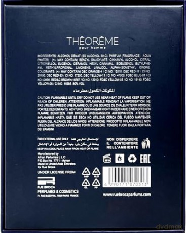 Rue Broca Theoreme Pour Homme - woda perfumowana - Volume: 90 ml