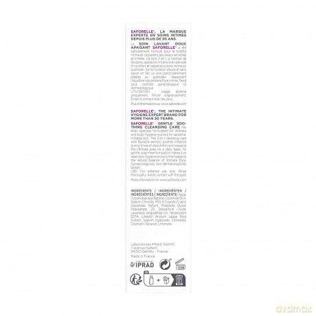 Saforelle Gel for intimate hygiene - Volume: 100 ml