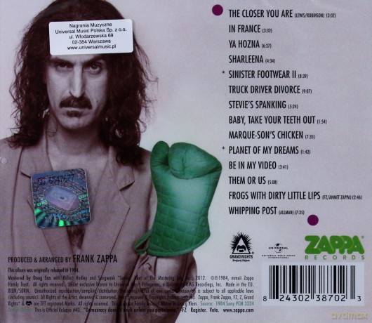 Frank Zappa: Them Or Us [CD]